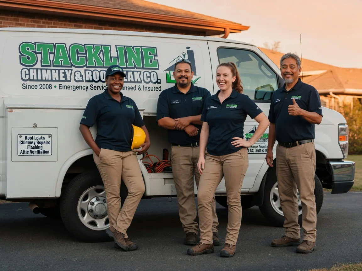 Chimney flashing repair company in Unity, OR